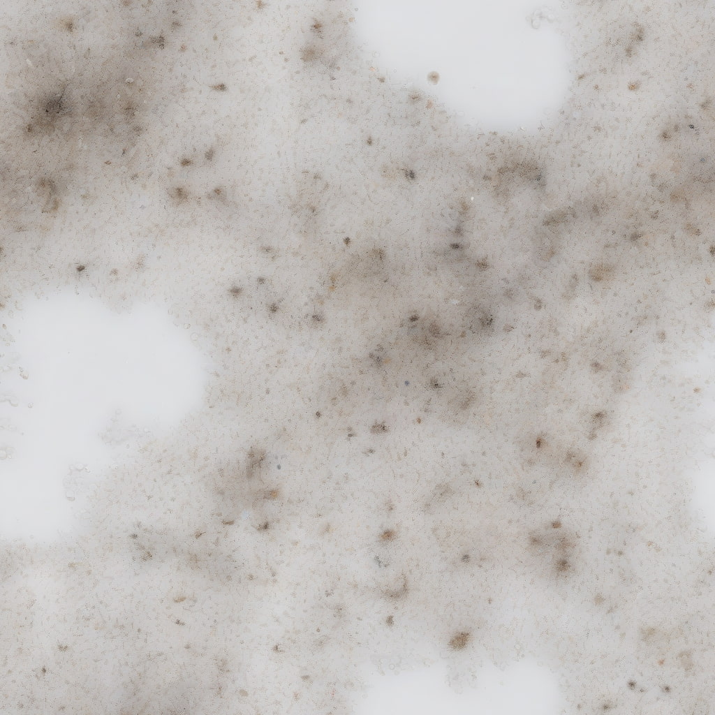 Screenshot of an organic-looking texture generated with Stable Diffusion XL.  It looks kind of like a dirty floor tile with an off-white background and lots of brown spots and marks covering its surface.